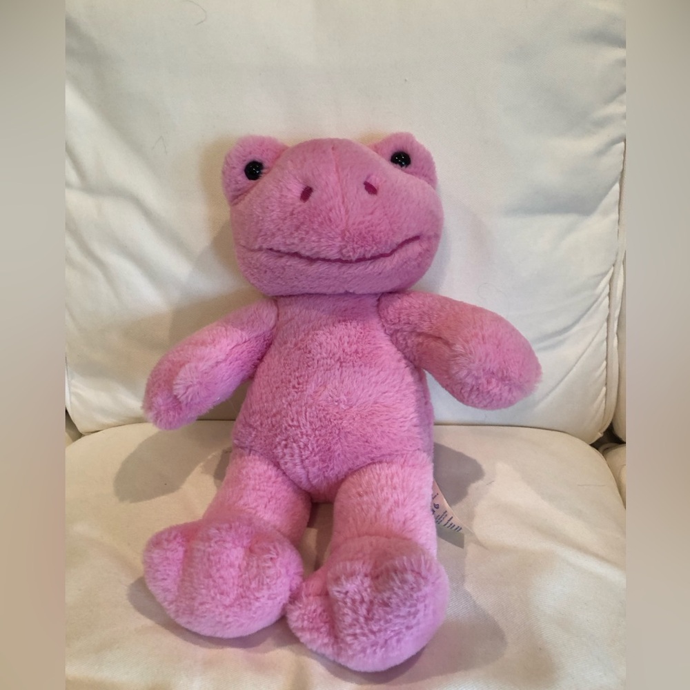 Build-a-Bear Workshop Spring Frog PINK Stuffed Animal